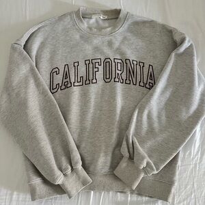 Gray Crew Neck Sweater